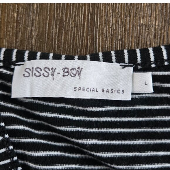 Sissy-boy striped sleeveless maxi dress size L - Picture 7 of 10